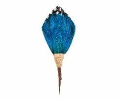 Men Twilight- Brackish Plum Thicket Feather Hat Pin