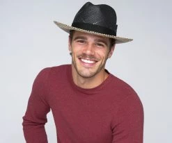 Men Warlick - Bailey Genuine Panama Fedora Hat