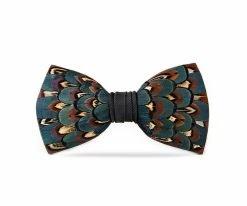 Brackish Men Turner - Pheasant Feather Bow Tie