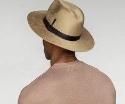 Discount ๐ Men Godwin - Bailey Wool Velour Fedora Hat โญ 15 Men Godwin - Bailey Wool Velour Fedora Hat