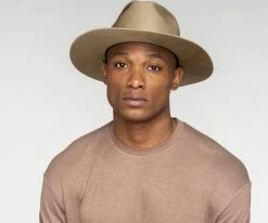 Discount ๐ Men Godwin - Bailey Wool Velour Fedora Hat โญ 13 Men Godwin - Bailey Wool Velour Fedora Hat