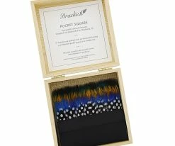 Brackish Men Donau - Variety Feather Pocket Square