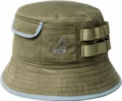 Waxed Utility Bucket - Kangol Cotton Bucket Hat Men