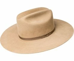 Niall - Bailey Stiff Brim Wool Felt Cattleman Fedora Hat Men