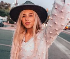 Capri - Walrus Hats Wide Brim Wool Felt Fedora Hat