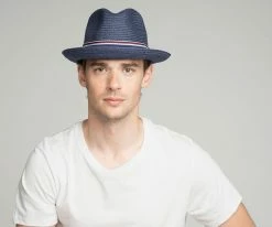 Men Salem - Bailey Poly Braid Toyo Straw Fedora Hat