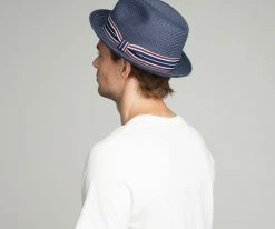 Men Salem - Bailey Poly Braid Toyo Straw Fedora Hat