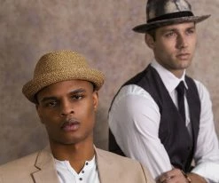 Billy - Bailey Poly Braid Toyo Straw Trilby Hat