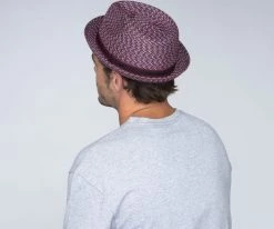 Men Mannes - Previous Season Colors Bailey Poly Braid Toyo Straw Trilby Hat