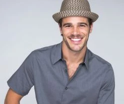 Men Mannes - Bailey Poly Braid Toyo Straw Trilby Hat