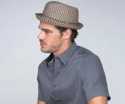 Men Mannes - Bailey Poly Braid Toyo Straw Trilby Hat