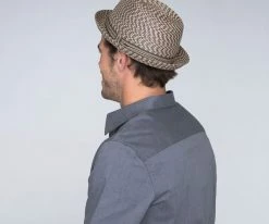 Men Mannes - Bailey Poly Braid Toyo Straw Trilby Hat