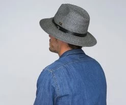 Balans Roll Up - Bailey Straw Fedora Hat Men