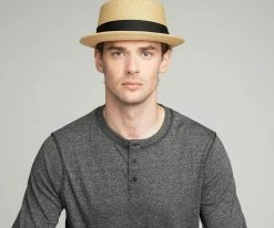 Waits - Bailey Straw Pork Pie Hat