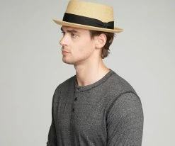 Waits - Bailey Straw Pork Pie Hat