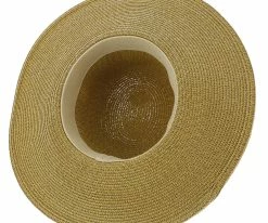 Men Sophisticated Sun - Jeanne Simmons Natural Paper Braid Wide Brim Hat - 1480