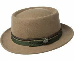 Klaxon - Bailey Round Telescope Crown Wool Hat