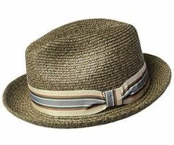 Men Salem - Bailey Poly Braid Toyo Straw Fedora Hat