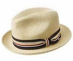 Men Salem - Bailey Poly Braid Toyo Straw Fedora Hat