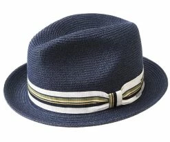 Men Salem - Bailey Poly Braid Toyo Straw Fedora Hat