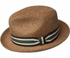 Men Salem - Bailey Poly Braid Toyo Straw Fedora Hat
