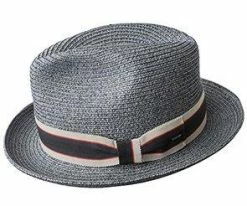 Men Salem - Bailey Poly Braid Toyo Straw Fedora Hat