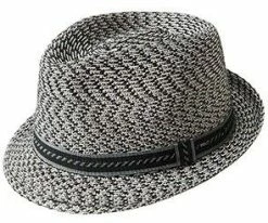 Men Mannes - Previous Season Colors Bailey Poly Braid Toyo Straw Trilby Hat