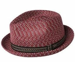 Men Mannes - Previous Season Colors Bailey Poly Braid Toyo Straw Trilby Hat
