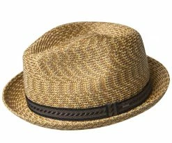 Men Mannes - Previous Season Colors Bailey Poly Braid Toyo Straw Trilby Hat
