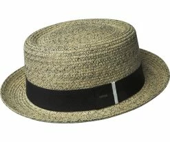 Buy ๐ Men Larson - Bailey Straw Pork Pie Hat โญ 7 Men Larson - Bailey Straw Pork Pie Hat