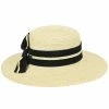 Claudia Side Bow - Betmar Straw Boater Hat Men