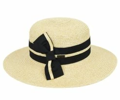 Best reviews of ๐ Claudia Side Bow - Betmar Straw Boater Hat Men โญ 5 Claudia Side Bow - Betmar Straw Boater Hat Men