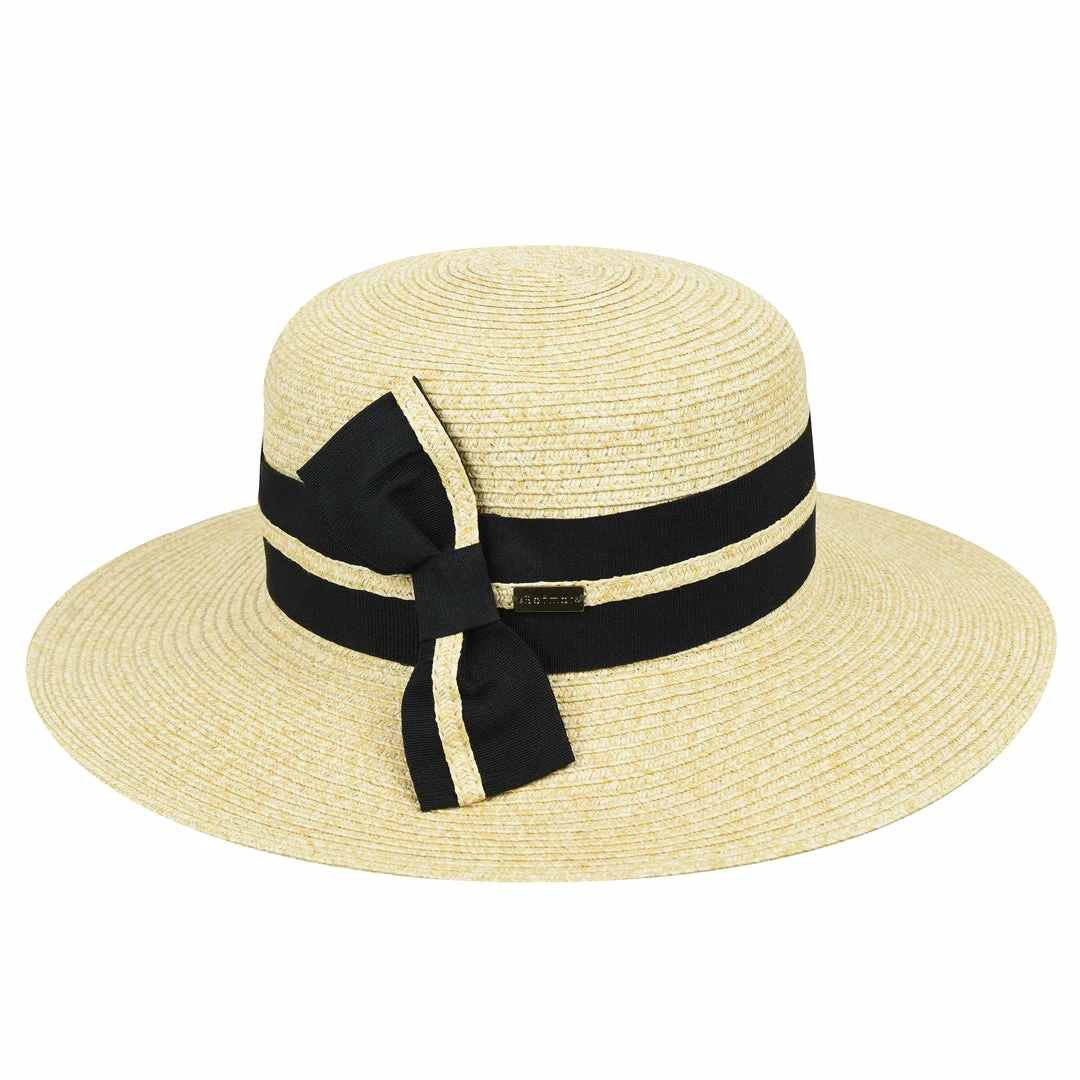 Best reviews of ๐ Claudia Side Bow - Betmar Straw Boater Hat Men โญ 3 Claudia Side Bow - Betmar Straw Boater Hat Men
