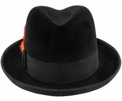 Brand new ๐คฉ Winston - Biltmore Fur Felt Homburg Hat - BF5435 Men ๐ฅฐ 12 Winston - Biltmore Fur Felt Homburg Hat - BF5435 Men