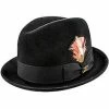 New York - Biltmore Fur Felt Stingy Brim Fedora Hat - BF5747