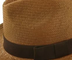 Hot Sale ๐ฅ Men Williamsburg - Brooklyn Toast Straw Pinch Front Fedora Hat - BKN1469 ๐ฏ 23 Men Williamsburg - Brooklyn Toast Straw Pinch Front Fedora Hat - BKN1469