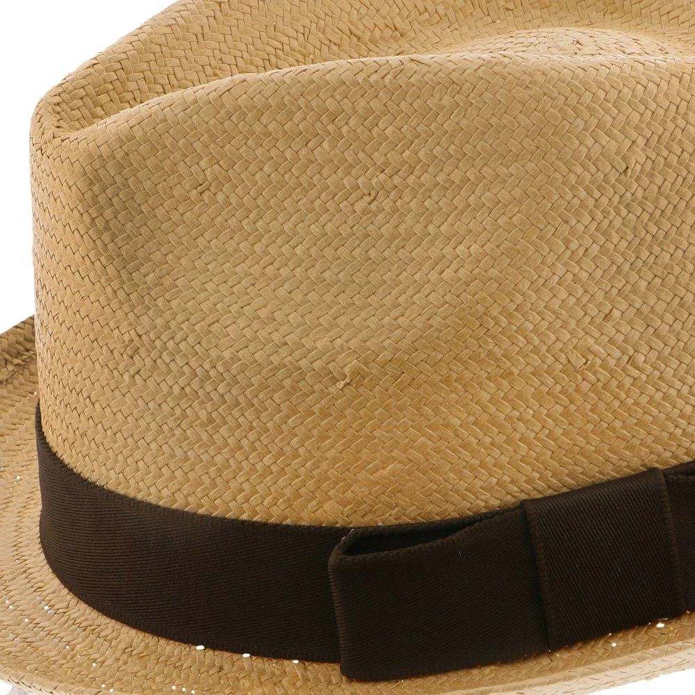 Hot Sale ๐ฅ Men Williamsburg - Brooklyn Toast Straw Pinch Front Fedora Hat - BKN1469 ๐ฏ 11 Men Williamsburg - Brooklyn Toast Straw Pinch Front Fedora Hat - BKN1469