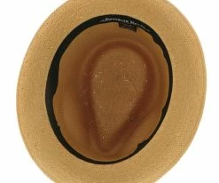 Hot Sale ๐ฅ Men Williamsburg - Brooklyn Toast Straw Pinch Front Fedora Hat - BKN1469 ๐ฏ 26 Men Williamsburg - Brooklyn Toast Straw Pinch Front Fedora Hat - BKN1469