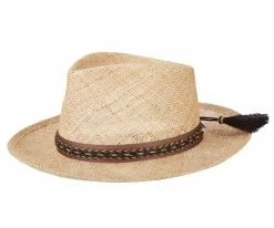 Men Venice - Brooklyn Straw Fedora Hat