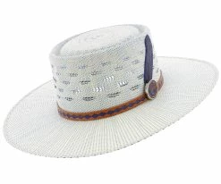 Charlie 1 Horse Hats Blue Roan - Charlie 1 Horse Bolero Straw Hat - CSBLRN