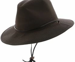 Men Wax Safari - Dobbs Wax Cloth Safari Hat - DCWXSF