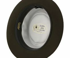 Main Street - Dobbs Walnut Fur Felt Porkpie Hat - DFMNST Men