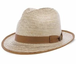 Mateo Dobbs Raffia Trilby Hat