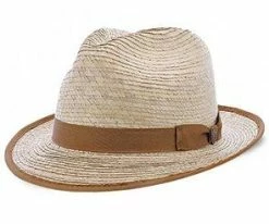 Mateo Dobbs Raffia Trilby Hat