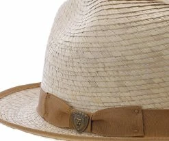 Mateo Dobbs Raffia Trilby Hat