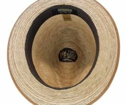 Mateo Dobbs Raffia Trilby Hat