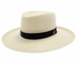 San Juan - Dobbs Shantung Straw Fedora Hat Men