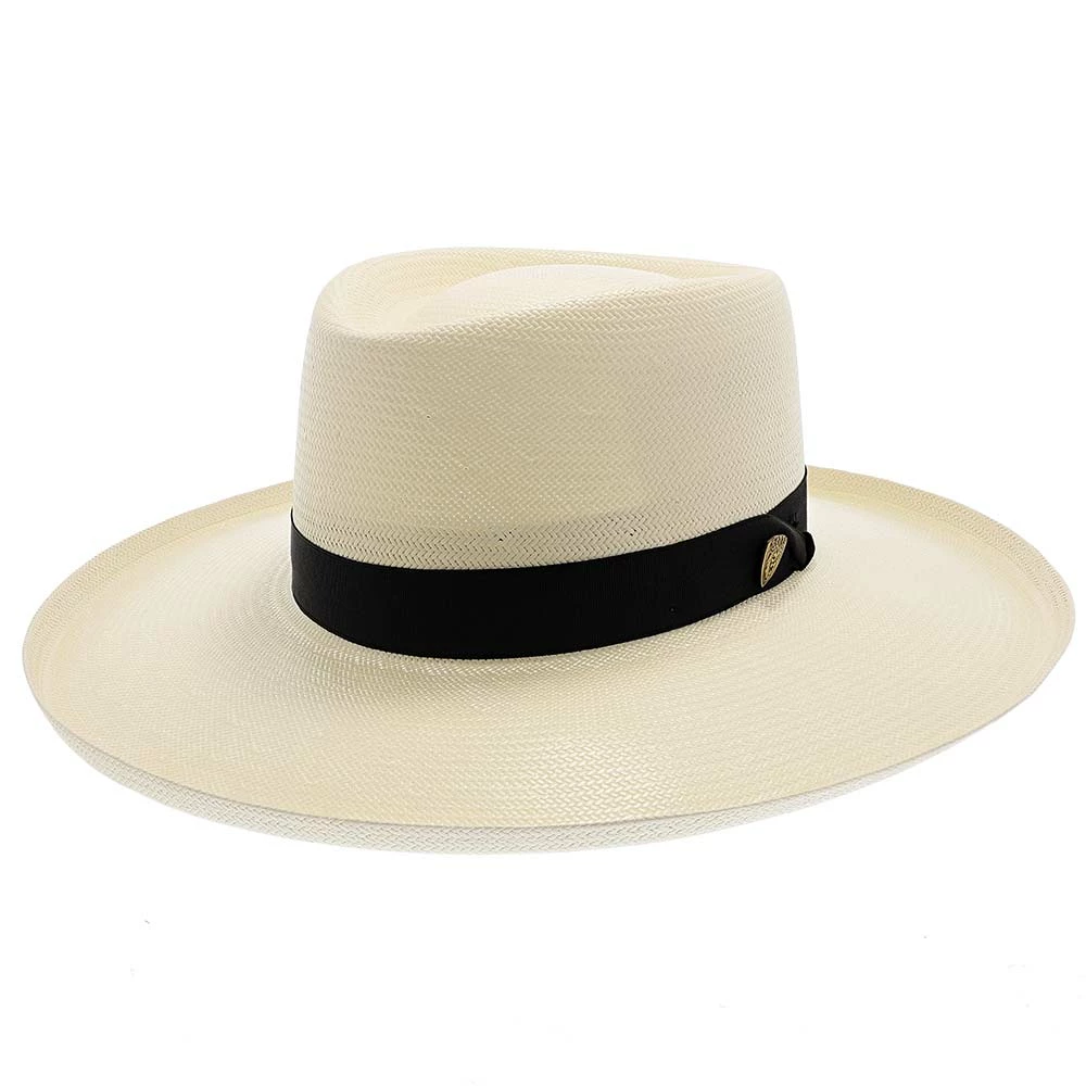 New π San Juan - Dobbs Shantung Straw Fedora Hat Men π 1 San Juan - Dobbs Shantung Straw Fedora Hat Men