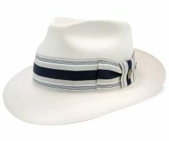 You Dig? - Dobbs Shantung Straw Fedora Hat Men