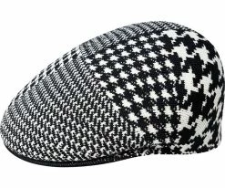 Abstract Houndstooth 504 - Kangol Flat Cap